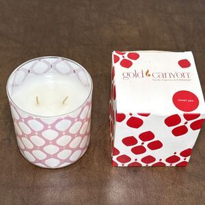 RARE Gold Canyon Candle SWEET PEA Double Wick 14.5 oz. NEW in Box Discontinued